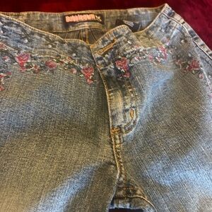 Vintage bells WTH slits and lots of embroidery sz3/4